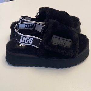 Black Ugg Disco Slides